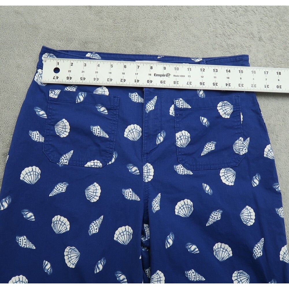 Loft Pants Women's Size 10 High-Rise Palmer Wide-Leg Crop 25" Inseam Stretch - Picture 16 of 16